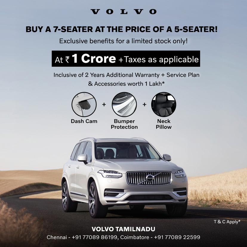 Experience luxury Volvo XC90