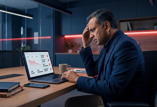 Signs your business needs professional SEO services including low traffic poor rankings and weak online visibility