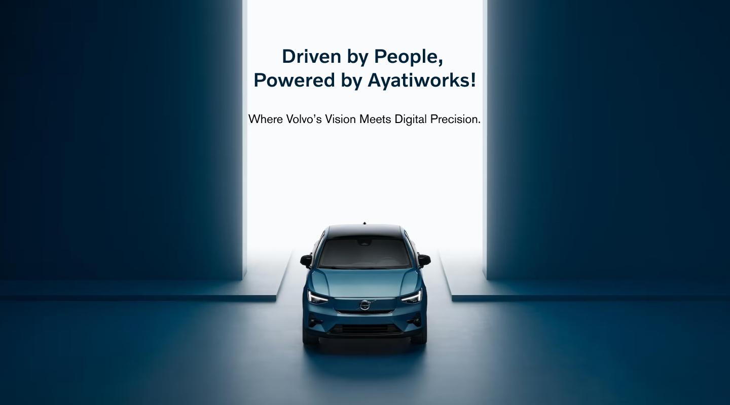 Volvo XC90 aerial view